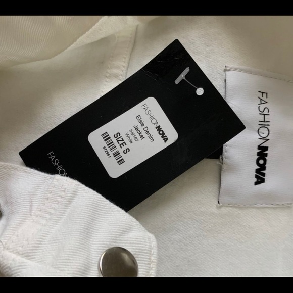 White Jean Jacket - Picture 2 of 3